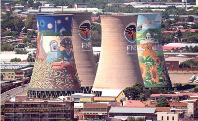 冷却塔彩绘美化