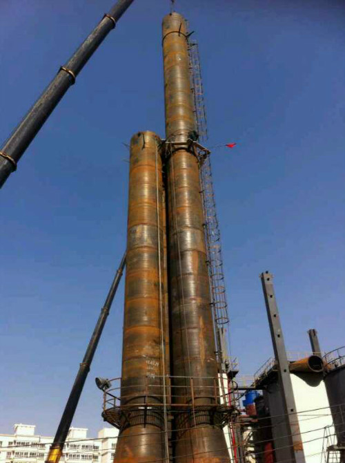钢烟囱新建