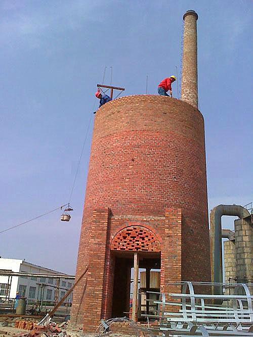 砖烟囱新建
