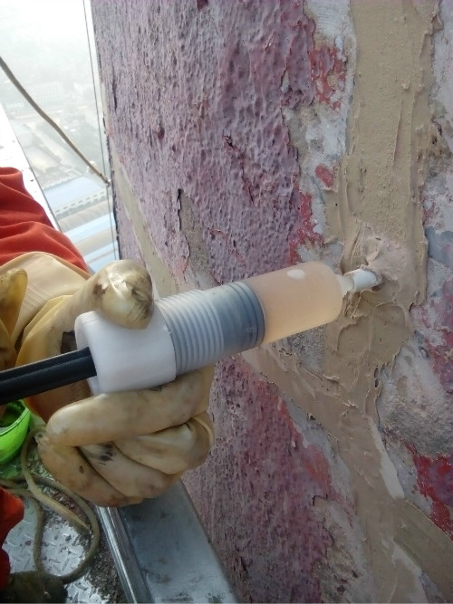 混凝土烟囱裂缝高压注浆堵漏