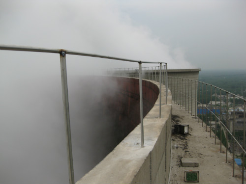 冷却塔栏杆更换