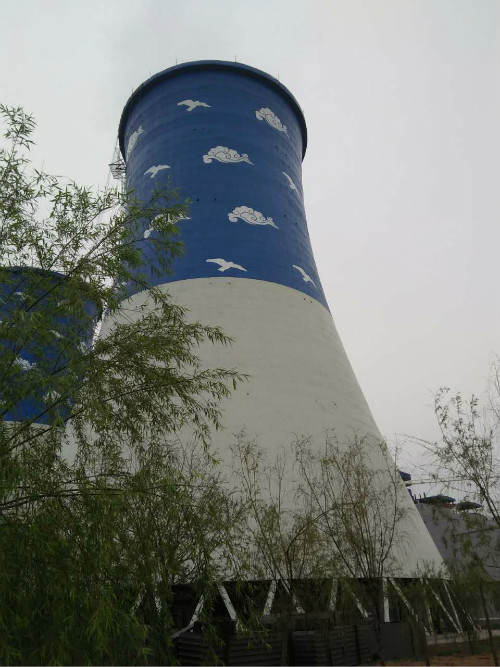 冷却塔彩绘美化